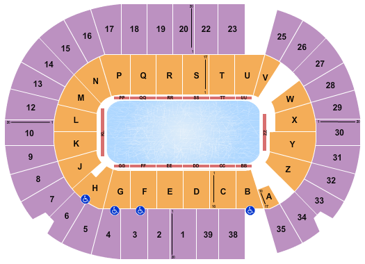 SaskTel Centre Stars On Ice Seating Chart