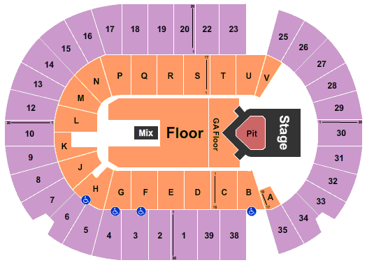 SaskTel Centre The Lumineers Seating Chart