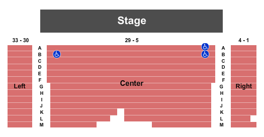 Saugatuck Center For The Arts Endstage Seating Chart