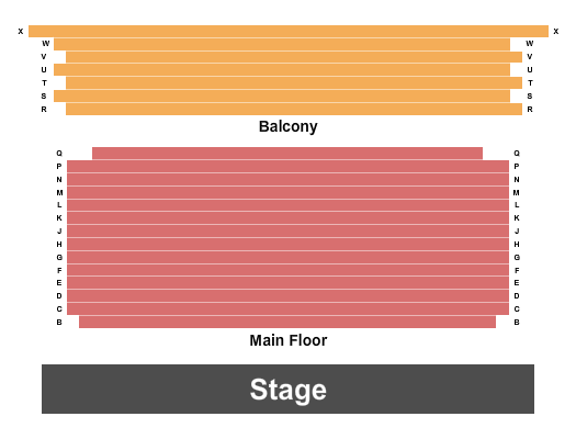 Sauk Rapids-Rice High School Performing Arts Center End Stage Seating Chart