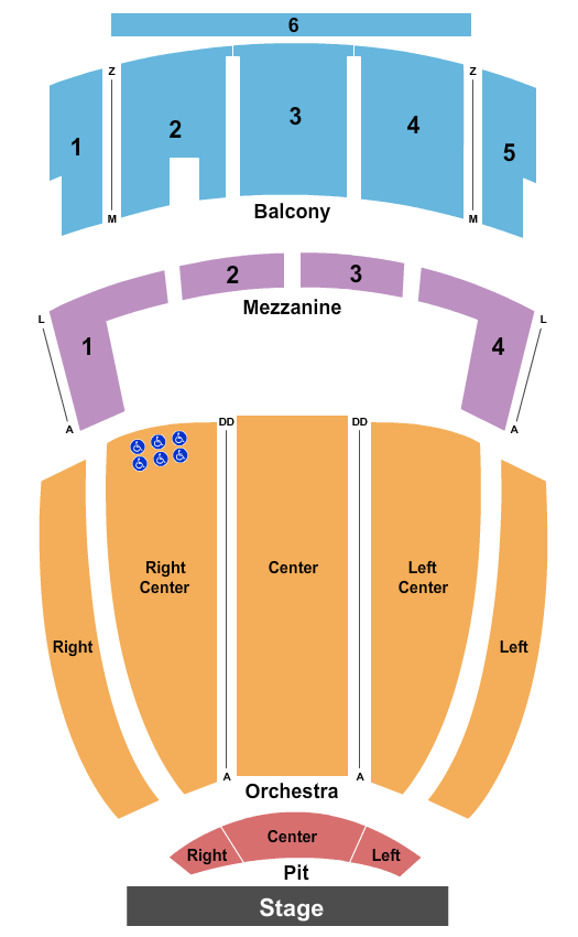 Johnny Mercer Theatre Seating Chart