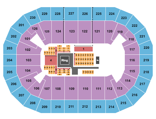Save Mart Center Boxing 3 Seating Chart