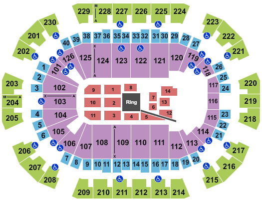 Save Mart Center Boxing 1 Seating Chart