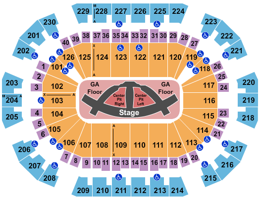 Save Mart Center Carrie Underwood Seating Chart