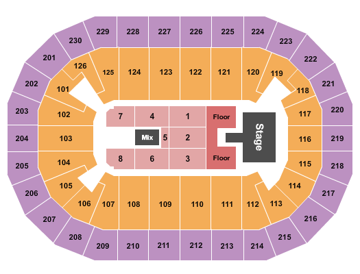 Save Mart Center Cole Swindell Seating Chart