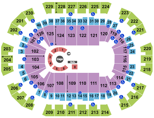 Save Mart Center Cambate Americas Seating Chart