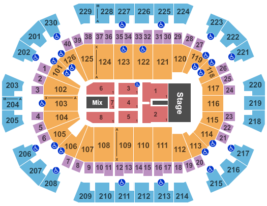 Save Mart Center Def Leppard Seating Chart