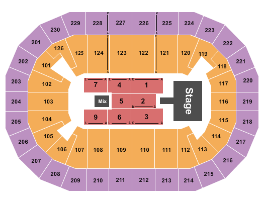 Save Mart Center Next Event Seating Chart