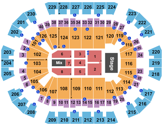 Save Mart Center Endstage 3 Seating Chart