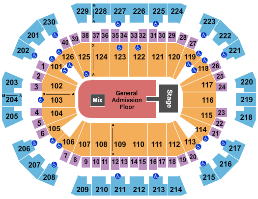 Save Mart Center Foo Fighters Seating Chart