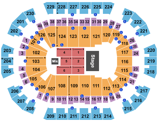Save Mart Center Gaither Vocal Band Seating Chart