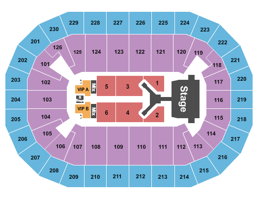 Save Mart Center Jonas Brothers 2023 Seating Chart