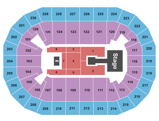 Save Mart Center Junior H Seating Chart