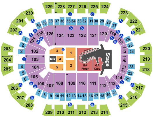 Save Mart Center Kelly Clarkson Seating Chart