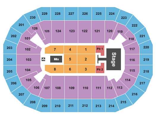 Save Mart Center Lainey Wilson Seating Chart