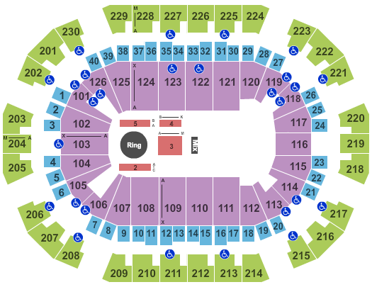 Save Mart Center MMA Seating Chart