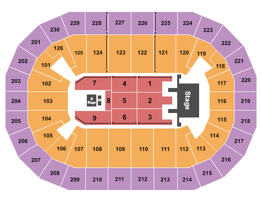 Save Mart Center Mana Seating Chart