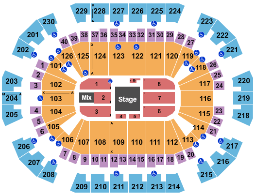 Save Mart Center Marc Anthony Seating Chart