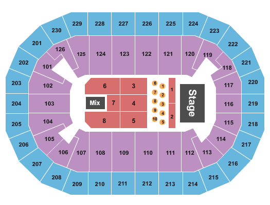 Save Mart Center Mariachi Festival Seating Chart