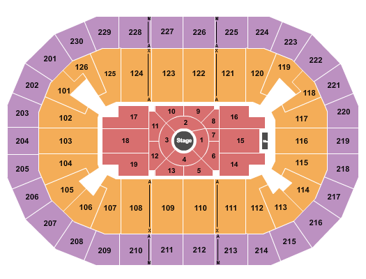 Save Mart Center Nate Bargatze Seating Chart