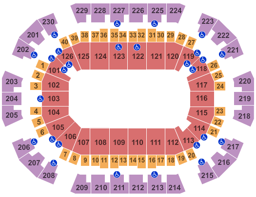 Save Mart Center Open Floor Seating Chart