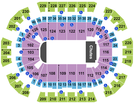 Golden 1 Center Pbr Seating Chart