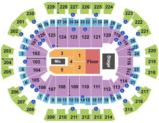 Save Mart Center Pearl Jam Seating Chart