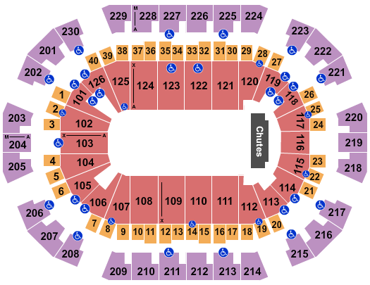 Save Mart Center Rodeo Seating Chart