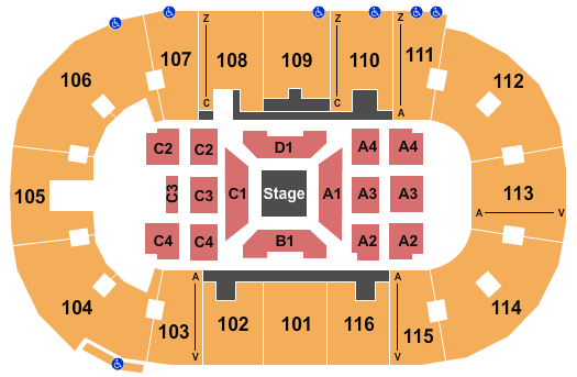 Save On Foods Memorial Centre Seating Chart