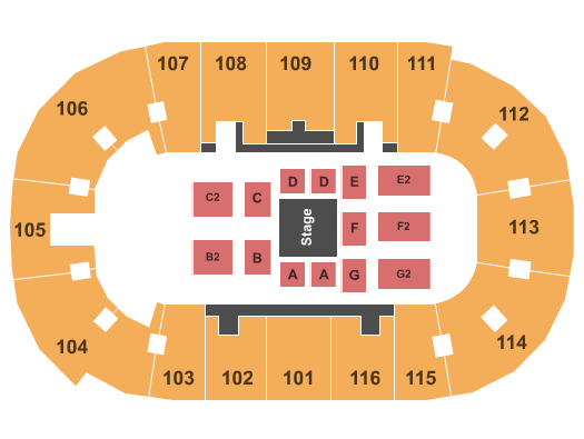 Save On Foods Memorial Centre WWE Seating Chart