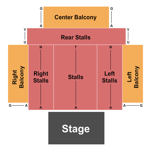 Scarborough Spa Grand Hall Endstage Stalls Seating Chart