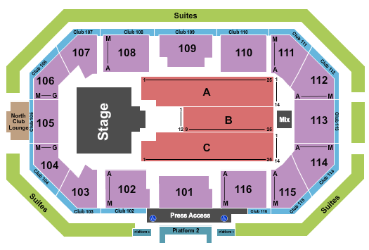 Scheels Arena Cirque Musica Seating Chart
