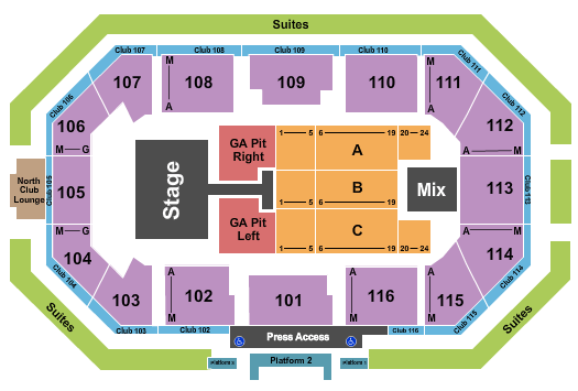 Scheels Arena Old Dominion Seating Chart