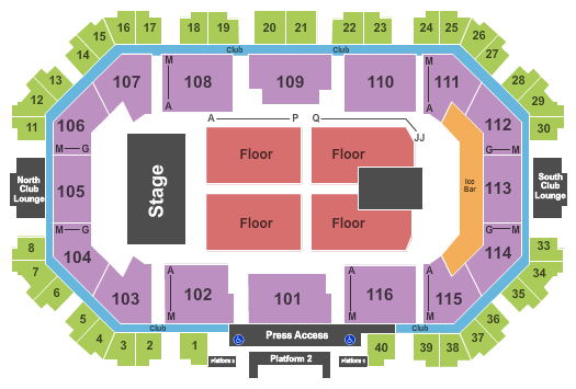 Scheels Arena The Price Is Right Seating Chart