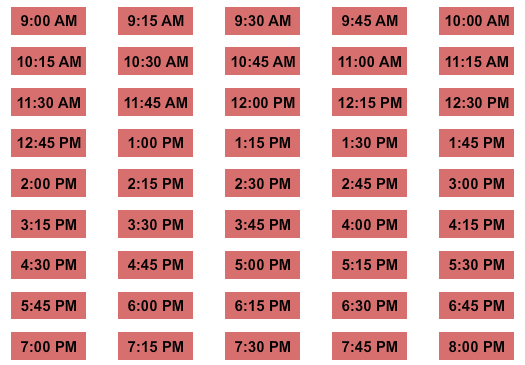 Raising Cane's River Center Exhibition Hall Timed Entry Seating Chart