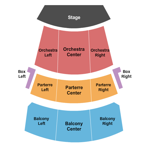 Scheidegger Center for the Arts - The Lindenwood Theater End Stage 2 Seating Chart