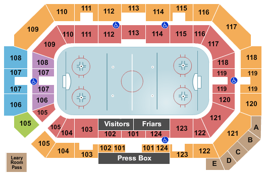 Schneider Arena Hockey Seating Chart