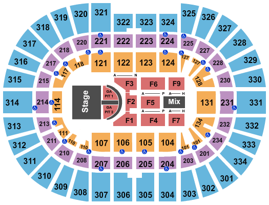 Value City Arena at The Schottenstein Center Brad Paisley Seating Chart