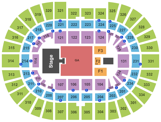 Value City Arena at The Schottenstein Center Brantley Gilbert Seating Chart