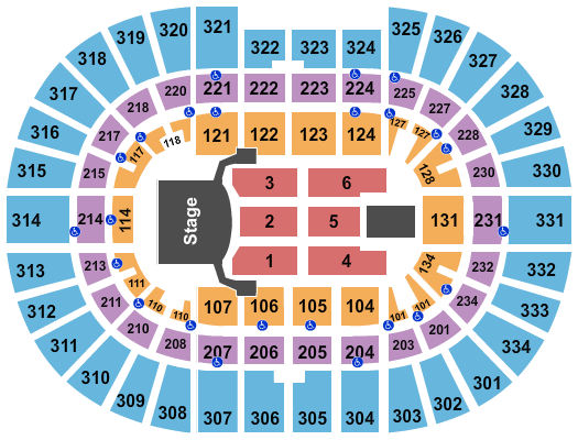 Value City Arena at The Schottenstein Center Celine Dion 2020 Seating Chart