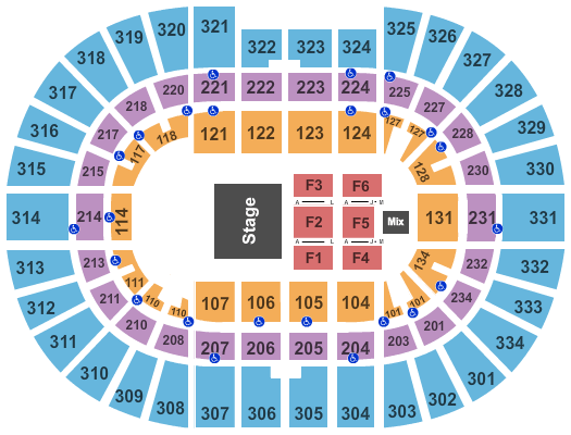 seating chart for Value City Arena at The Schottenstein Center - Disney Live - eventticketscenter.com