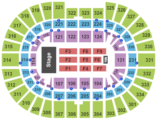 Value City Arena at The Schottenstein Center End Stage Seating Chart
