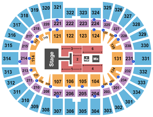 Value City Arena at The Schottenstein Center For King and Country Seating Chart