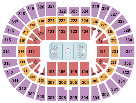 seating chart for Value City Arena at The Schottenstein Center - Hockey 1 - eventticketscenter.com
