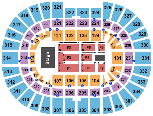 Value City Arena at The Schottenstein Center James Taylor Seating Chart