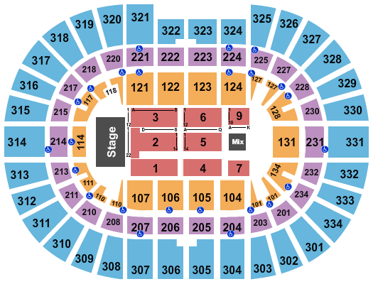 Value City Arena at The Schottenstein Center John Mayer Seating Chart