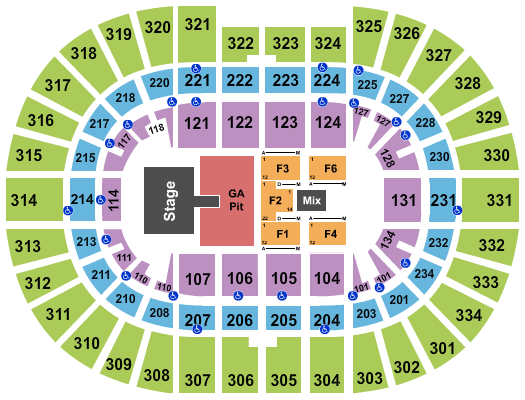 Value City Arena at The Schottenstein Center Luke Combs Seating Chart