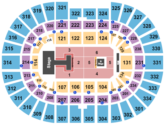 Value City Arena at The Schottenstein Center NKOTB 2022 Seating Chart