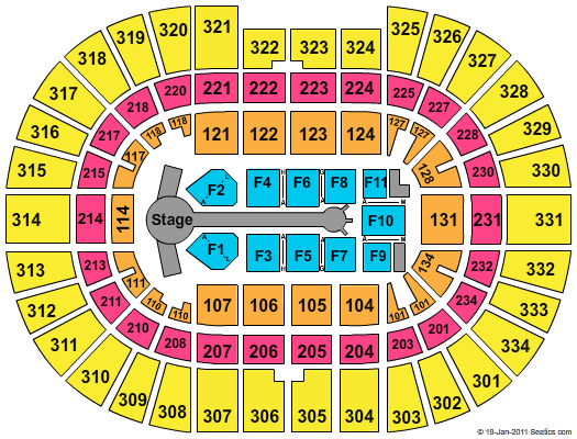 Value City Arena at The Schottenstein Center NKOTBSB Seating Chart