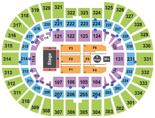 Value City Arena at The Schottenstein Center NKOTB Seating Chart